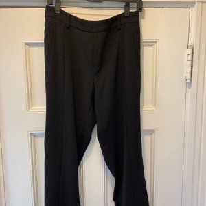 Sz L, Vince mid-weight dressy wool jogger, piping detail